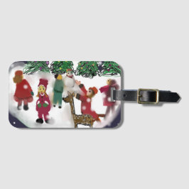 Gelukkig Nieuwjaar Bagagelabel