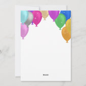 Gelukkig Nieuwjaar Ballon Corporate Feestdagenkaart (Achterkant)