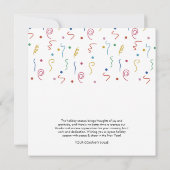 Gelukkig Nieuwjaar Bedrijf Business Logo Holiday (Achterkant)