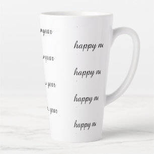 gelukkig nieuwjaar beker latte mok