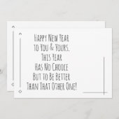 Gelukkig nieuwjaar beter dan dat andere (Voorkant / Achterkant)