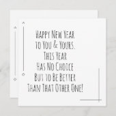 Gelukkig nieuwjaar beter dan dat andere (Voorkant / Achterkant)