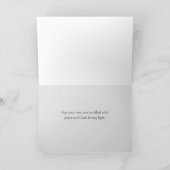 Gelukkig Nieuwjaar Bijbel Winter Bergen Kaart (Binnen)