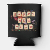 Gelukkig nieuwjaar blikjeskoeler (Voorkant)