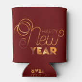 Gelukkig nieuwjaar blikjeskoeler (Achterkant)