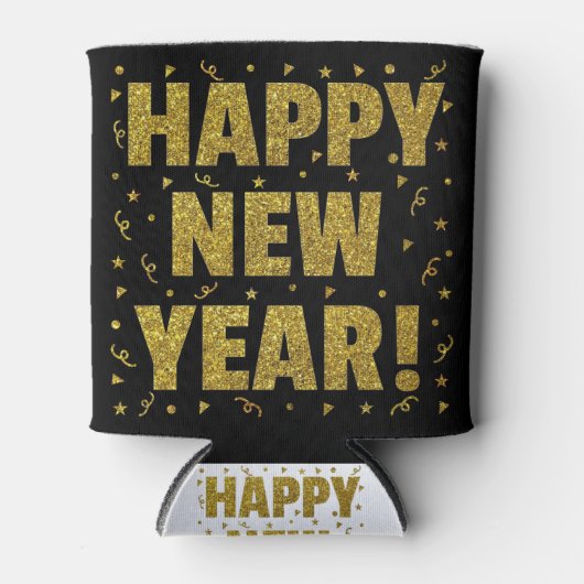 Gelukkig nieuwjaar blikjeskoeler (Voorkant)