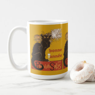 Gelukkig Nieuwjaar Bonne Annee Le Chat Noir Koffiemok