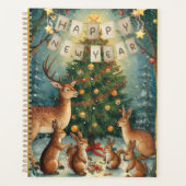 Gelukkig Nieuwjaar Bosdier Planner (Voorkant)
