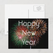 Gelukkig nieuwjaar! Briefkaart (Voorkant / Achterkant)