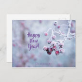 Gelukkig nieuwjaar! briefkaart (Voorkant / Achterkant)