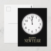 Gelukkig nieuwjaar! briefkaart (Voorkant / Achterkant)