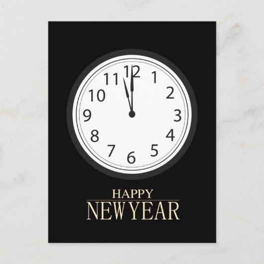 Gelukkig nieuwjaar! briefkaart (Voorkant)