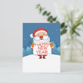 Gelukkig nieuwjaar briefkaart (Staand voorkant)