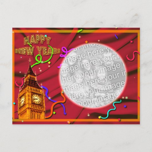  Gelukkig Nieuwjaar Briefkaart (Voorkant)