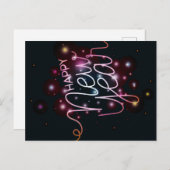 Gelukkig nieuwjaar briefkaart (Voorkant / Achterkant)