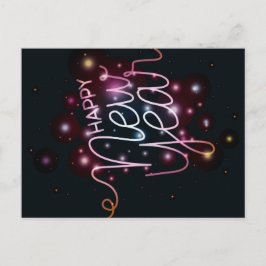 Gelukkig nieuwjaar briefkaart