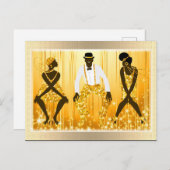 Gelukkig nieuwjaar briefkaart (Voorkant / Achterkant)