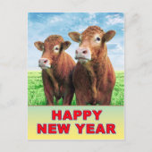 Gelukkig nieuwjaar briefkaart (Voorkant)