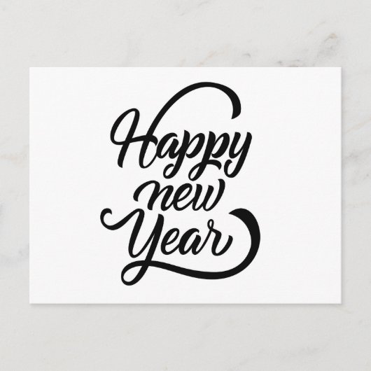 gelukkig nieuwjaar briefkaart (Voorkant)