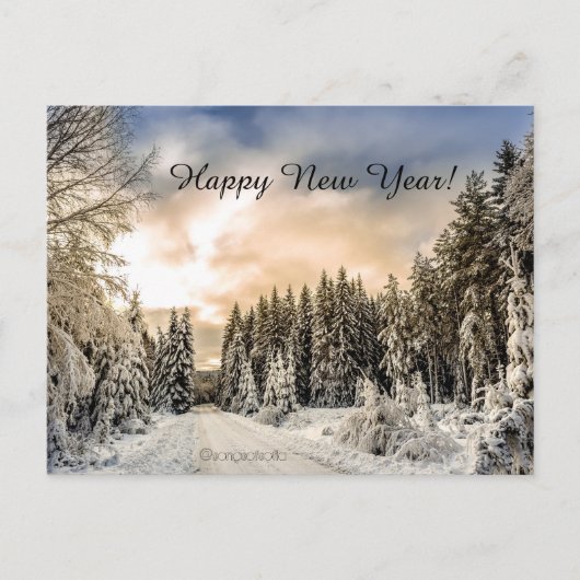 Gelukkig nieuwjaar! briefkaart (Voorkant)