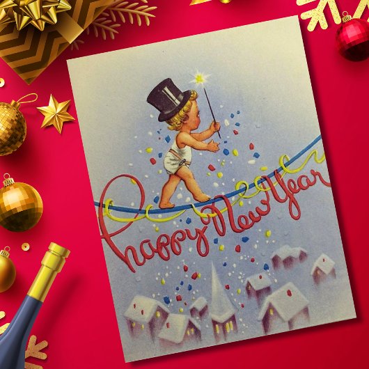 gelukkig nieuwjaar briefkaart