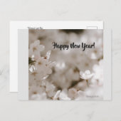 Gelukkig nieuwjaar! briefkaart (Voorkant / Achterkant)