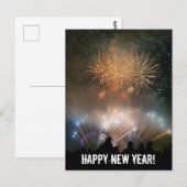 Gelukkig nieuwjaar briefkaart (Voorkant / Achterkant)
