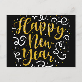 Gelukkig nieuwjaar briefkaart