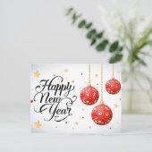 Gelukkig nieuwjaar briefkaart (Staand voorkant)