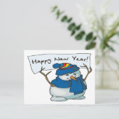 Gelukkig nieuwjaar! -Briefkaart Feestdagenkaart (Staand voorkant)