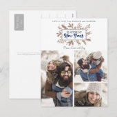 Gelukkig nieuwjaar | BRIEFKAARTEN | Nieuw jaar (Voorkant / Achterkant)