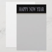 gelukkig nieuwjaar briefpapier (Voorkant / Achterkant)