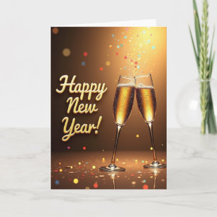 Gelukkig Nieuwjaar Bright Beginnings Kaart