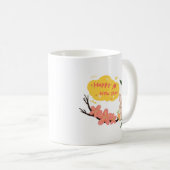 gelukkig nieuwjaar bunny koffiemok (Voorkant rechts)