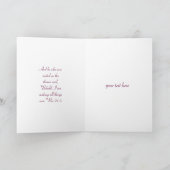 Gelukkig Nieuwjaar / Butterfly Rev 21:5 Feestdagen Kaart (Binnen)