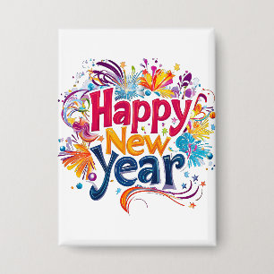 Gelukkig nieuwjaar button