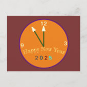 Gelukkig Nieuwjaar cadeaubon 2025 Briefkaart (Voorkant)