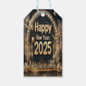 Gelukkig nieuwjaar cadeaulabel (Achterkant)