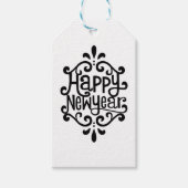 Gelukkig nieuwjaar cadeaulabel (Voorkant)