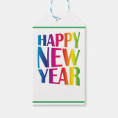 Gelukkig nieuwjaar cadeaulabel (Voorkant)