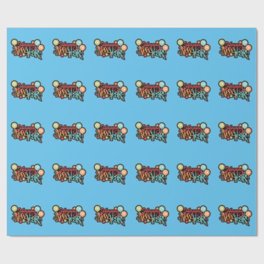 Gelukkig Nieuwjaar Cadeaupapier (Vlak)