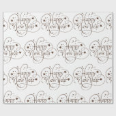 Gelukkig Nieuwjaar Cadeaupapier (Vlak)