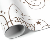 Gelukkig Nieuwjaar Cadeaupapier (Rol Hoek)