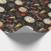 Gelukkig nieuwjaar cadeaupapier (Hoek)