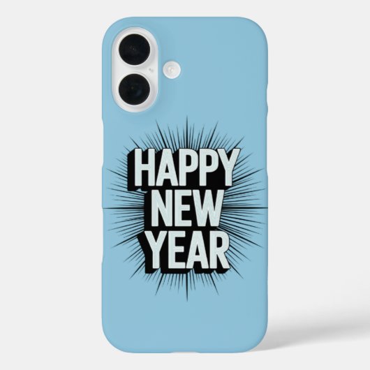 Gelukkig nieuwjaar Case-Mate iPhone case (Achterkant)