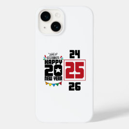 Gelukkig nieuwjaar Case-Mate iPhone 14 hoesje