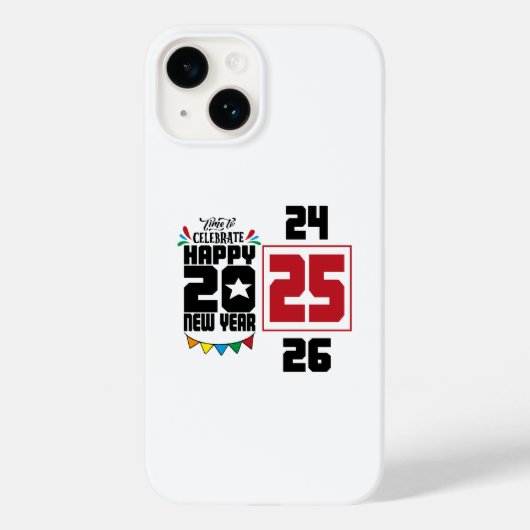 Gelukkig nieuwjaar Case-Mate iPhone case (Achterkant)