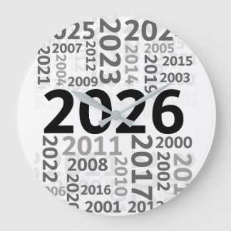 Gelukkig Nieuwjaar Countdown Wandklok