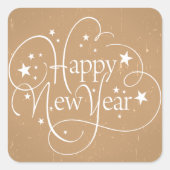 Gelukkig Nieuwjaar Custom Sticker (Voorkant)