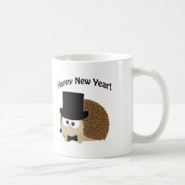 Gelukkig nieuwjaar! Dapper Hedégel Koffiemok